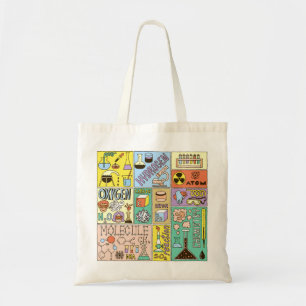 Tote Bag Ensemble d'illustrations Vintages de la chimie