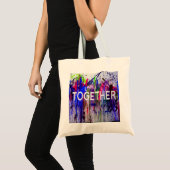 Tote Bag Ensemble ensemble amour coloré (Devant (produit))