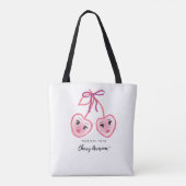 TOTE BAG ENSEMBLE NOUS SOMMES CERISE INCROYABLE (Dos)