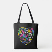 Tote Bag Ensemble, Nous Sommes Plus Forts (Dos)