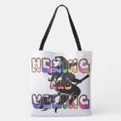 Tote Bag ENSORCELER ET CONTRARIER pour la païenne de grande (Dos)