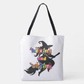 Tote Bag ENSORCELER ET TOURMENTER pour la païenne de grande (Dos)