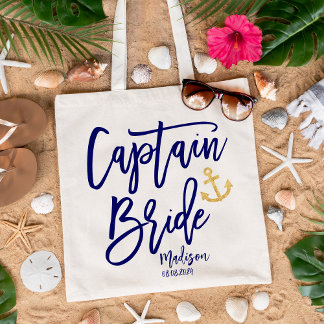 Tote Bag Enterrement de vie de jeune fille de la capitaine