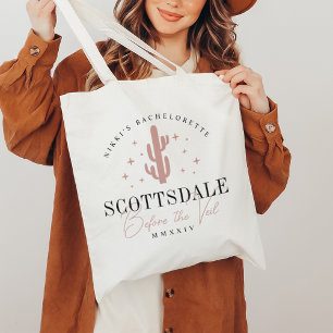 Tote Bag Enterrement de vie de jeune fille Desert Cactus Sc
