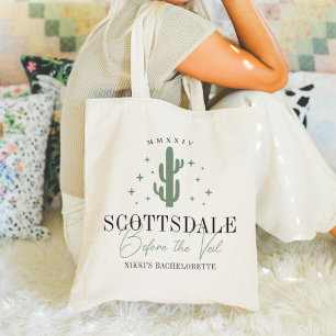 Tote Bag Enterrement de vie de jeune fille Desert Cactus Sc