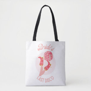 Tote Bag Enterrement de vie de jeune fille disco d'une mari
