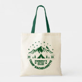 Tote Bag Enterrement de vie de jeune fille en camp vert Mar (Dos)