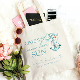 Tote Bag Enterrement de vie de jeune fille en croisière per