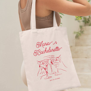 Tote Bag Enterrement de vie de jeune fille Moderne