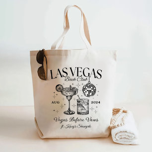 Tote Bag Enterrement de vie de jeune fille personnalisé à L