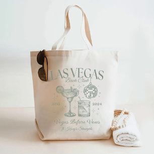 Tote Bag Enterrement de vie de jeune fille personnalisé à L