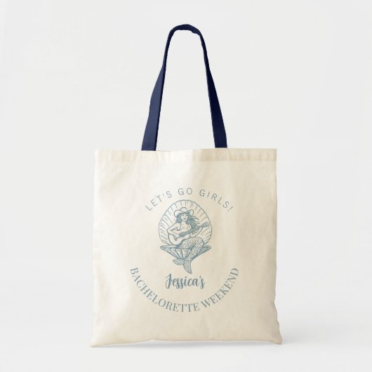 Tote Bag Enterrement de vie de jeune fille vachère côtière  (Devant)