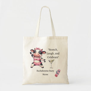 Tote Bag Enterrement de Vie de Jeune Fille Yoga Vache Save 