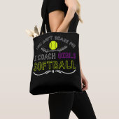 Tote Bag Entraîneur De Softball Filles Amusantes (De près)