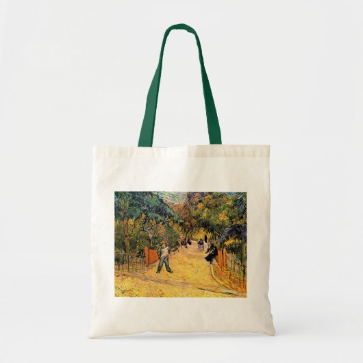 Tote Bag Entrée du Parc Public par Vincent van Gogh (Devant)