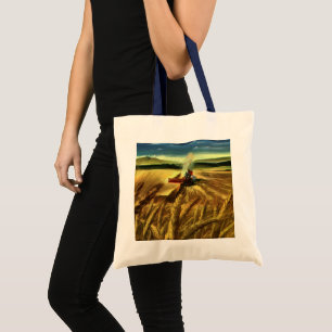 Tote Bag Entreprise agricole vintage, Agriculture du blé