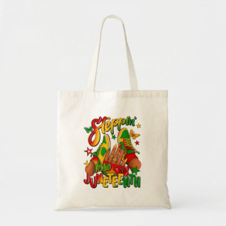 Tote Bag Entrer dans Junenth 1865 Reine de Mélanine Afro No