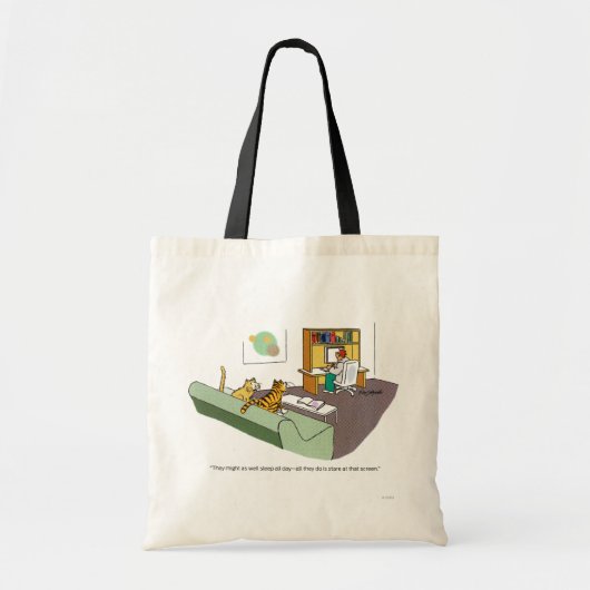Tote Bag Entretien de chat (Devant)