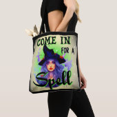Tote Bag Entrez pour un sort _ Halloween (De près)
