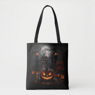 Tote Bag Entrez si vous osez – Cimetière ensorcelé d'Hallow