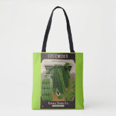 Tote Bag enveloppe de graines de concombre (Devant)