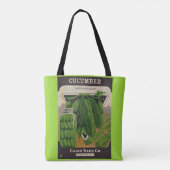 Tote Bag enveloppe de graines de concombre (Dos)