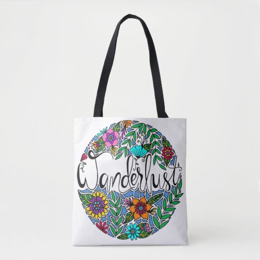 Tote Bag Envie de voyager (Devant)