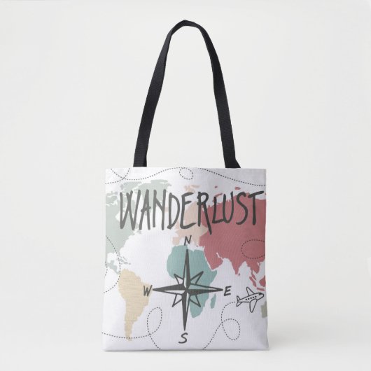 Tote Bag Envie de voyager (Devant)