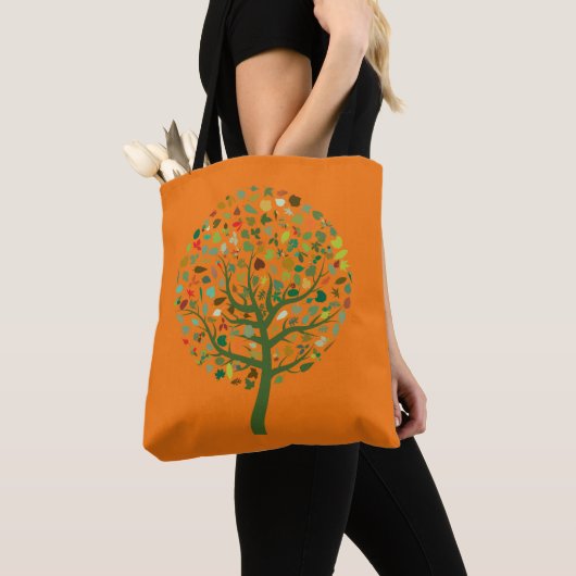 Tote Bag Environnement écologique de l'arbre vert (De près)