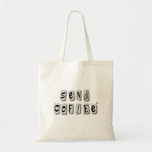 Tote Bag Envoyer le logo Café fourre-tout (Devant)