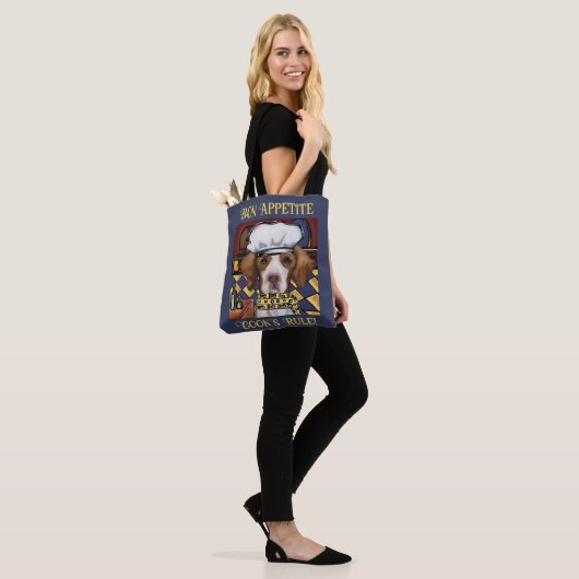 Tote Bag Épagneul breton (Sur le modèle)