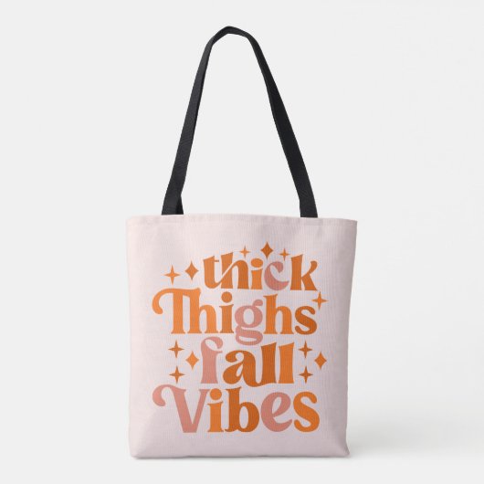 Tote Bag Épais cuisses Vibes Automne (Dos)