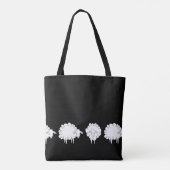 Tote Bag Épaule à mouton blanc FOURRE-TOUT (Dos)