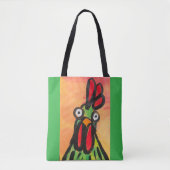 Tote Bag Épaule de poulet vert fourre-tout (Devant)