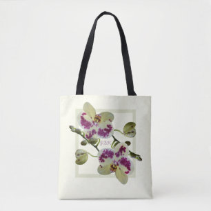 Tote Bag Épaule faite sur commande Fourre-tout d'orchidée