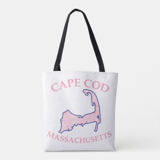 Tote Bag Épaule Silhouette à capuchon rose preppy (Dos)