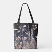 Tote Bag Épaules fleurs sauvages d'aquarelle Fourre-tout (Dos)