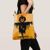 Tote Bag Épée orange noire d'Halloween (De près)