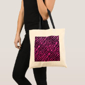 Tote Bag Épercées de Parties scintillant à rayures à encre  (Devant (produit))