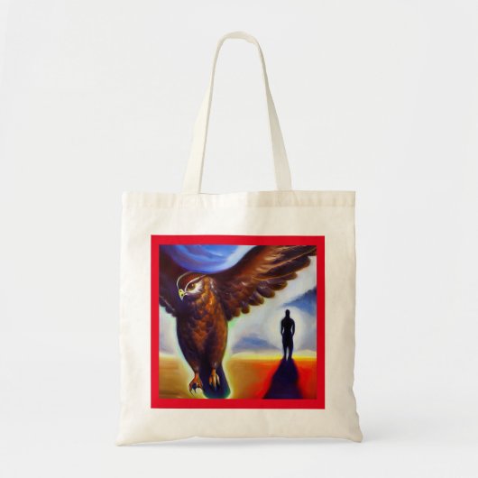 Tote Bag Épervier animal Spirit 3 (Devant)