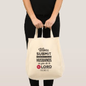 Tote Bag Ephesians 5:22 (Devant (produit))