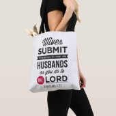 Tote Bag Éphésiens 5:22 (De près)