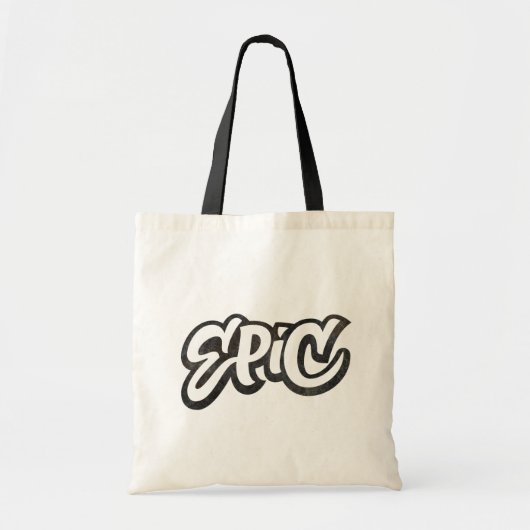 Tote Bag EPIC Lettres - Graffiti Grunge - Soyez génial (Devant)
