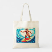 Tote Bag Epic Senior Surfer Riding Vagues avec style (Dos)