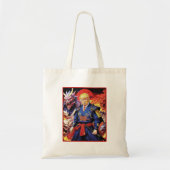 Tote Bag Epic Trump Samurai Anime (Devant)
