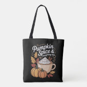 Tote Bag Épice de Citrouille Automne (Dos)
