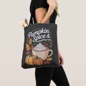 Tote Bag Épice de Citrouille Automne (De près)