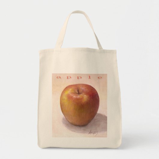 Tote Bag Épicerie Fourre-tout - blanc naturel d'Apple (Devant)