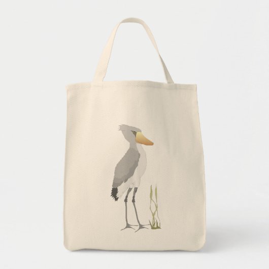 Tote Bag Épicerie Fourre-tout de cigogne de Shoebill (Devant)