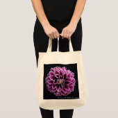 Tote Bag Épicerie Fourre-tout de dahlia (Devant (produit))